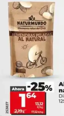 Dia Dia naturmundo - almendras al natural sin piel oferta