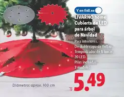 Lidl LIVARNO HOME Cubierta de LED para árbol de Navidad oferta