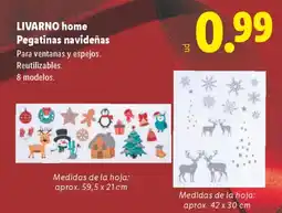 Lidl LIVARNO HOME Pegatinas navideñas oferta