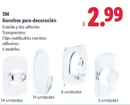 Lidl 3M Ganchos para decoración oferta
