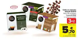 Carrefour DOLCE GUSTO Cafés en cápsulas oferta