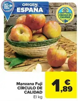 Carrefour CÍRCULO DE CALIDAD Manzana Fuji oferta