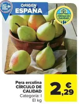 Carrefour CÍRCULO DE CALIDAD Pera ercolina oferta