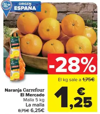 Naranja Carrefour El Mercado