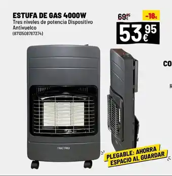 Brico Depôt Estufa de gas 4000w oferta