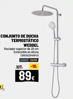 Brico Depôt Conjunto de ducha termostático weddel oferta