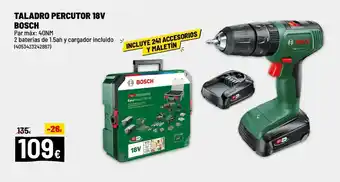 Brico Depôt BOSCH Taladro percutor 18v oferta