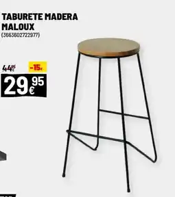 Brico Depôt Taburete madera top ventas oferta