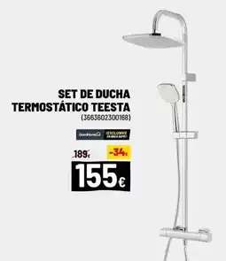 Brico Depôt Set de ducha termostático teesta oferta