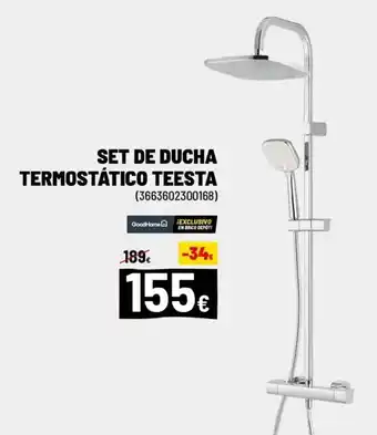 Brico Depôt Set de ducha termostático teesta oferta