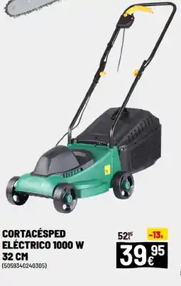 Brico Depôt Cortacésped eléctrico 1000 w 32 cm oferta