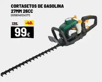 Brico Depôt Cortasetos de gasolina 27mm 26cc oferta