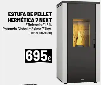 Brico Depôt Estufa de pellet hermética 7 next oferta