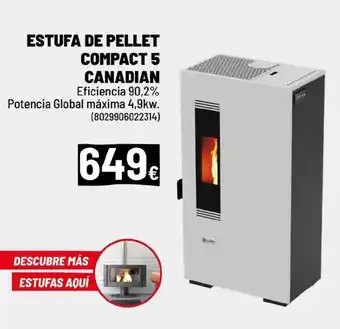 Brico Depôt Estufa de pellet hermética next oferta