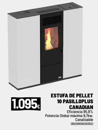 Brico Depôt Estufa de pellet 10 pasilloplus canadian oferta