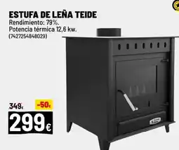 Brico Depôt Estufa de leña teide oferta