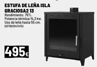 Brico Depôt Estufa de leña isla graciosa2 13 oferta