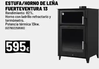 Brico Depôt Estufa/horno de leña fuerteventura 13 oferta