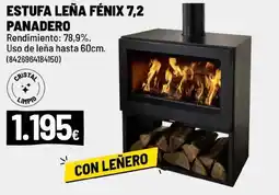 Brico Depôt Estufa leña fénix 7,2 panadero oferta