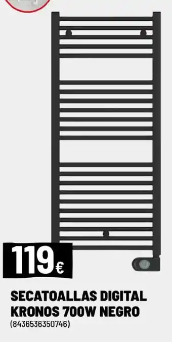 Brico Depôt Secatoallas digital kronos 700w negro oferta