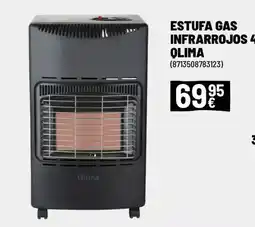 Brico Depôt QLIMA Estufa gas llama azul 3800 w oferta