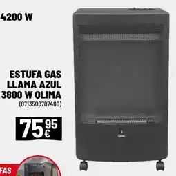 Brico Depôt QLIMA Estufa gas llama azul 3800 w oferta
