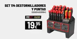 Brico Depôt Set 114 destornilladores y puntas oferta