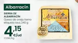 Eroski Sierra de albarracín - queso de oveja tierno etiqueta azul oferta
