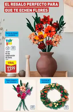 ALDI Toylino - kit de construcción de flores oferta