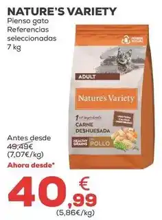 Kiwoko Nature's variety - pienso gato referencias seleccionadas oferta