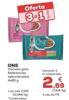 Kiwoko Purina - húmedo gato referencias seleccionadas 4x85 g one oferta