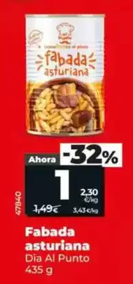 Dia Dia al punto - fabada asturiana oferta