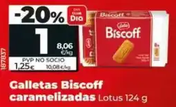Dia Lotus - galletas biscoff caramelizadas 124 g oferta
