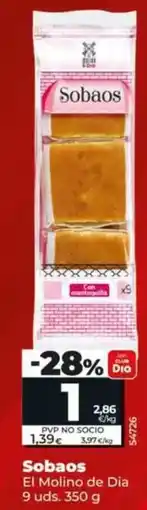 Dia El molino de dia - sobaos oferta