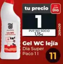 Dia Dia super paco - gel wc lejía 1 l oferta