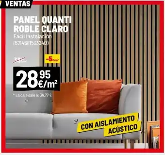 Brico Depôt Panel quanti roble claro oferta