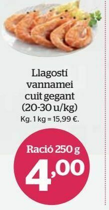 La Sirena Langostinos oferta