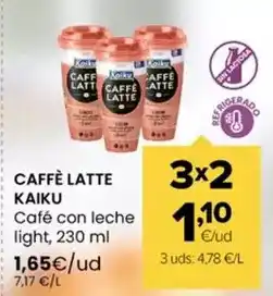 Autoservicios Familia Kaiku - caffè latte oferta