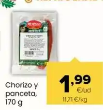 Autoservicios Familia El chico - chorizo y panceta oferta