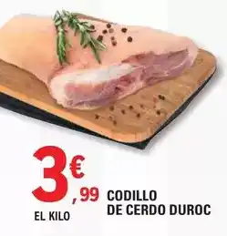 E.Leclerc Duroc - codillo de cerdo duroc oferta