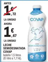 E.Leclerc Covap - leche semidesnatada oferta