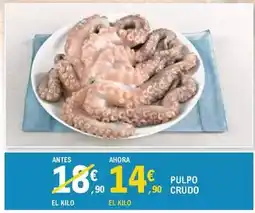 E.Leclerc Pulpo crudo oferta