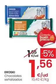 Eroski Eroski - chocolates senalizados oferta
