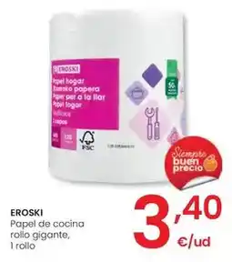 Eroski Eroski - papel de cocina rollo gigante oferta