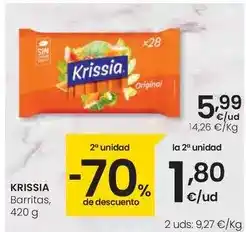 Eroski Krissia - barritas oferta