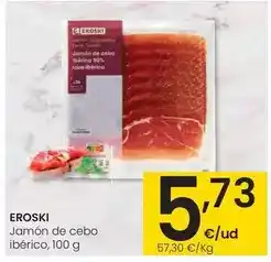 Eroski Eroski - jamon de cebo iberico oferta