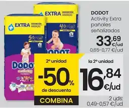 Eroski Dodot - activity extra panales senalizados oferta