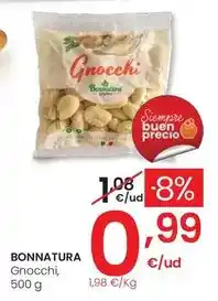 Eroski Bonnatura - gnocchi oferta