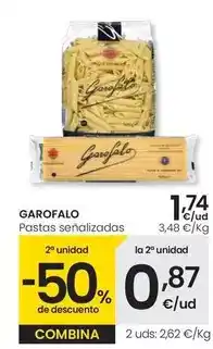 Eroski Garofalo - pastas senalizadas oferta
