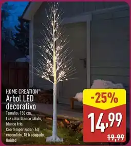 ALDI Home creation - arbol led decorativo oferta